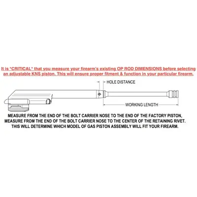 ADJUSTABLE GAS PISTON SYSTEM GALIL ACE RIFLESMALL BORE