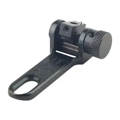 RIFLE IMPROVED PEEP TANG SIGHT BASE BLACK