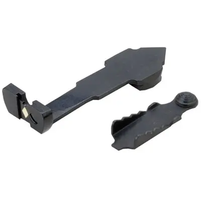 RIFLE DOVETAIL #63 FLAT TOP SHORT SHANK REAR SIGHT BLK