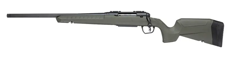 Savage Arms 33146 Axis 2 30-06 Springfield 4+1 20" Matte Black Carbon Steel Threaded Barrel, Drilled Tapped Receiver, OD Green Fixed w/Pistol Grip Synthetic Stock, Left Hand