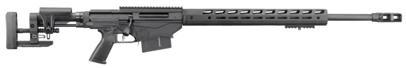 Ruger 18081 Precision 300 Win Mag 5+1 26" Heavy Contour Barrel with Magnum Muzzle Brake, Tunable Compensator, Type III Hard Coat Anodized Finish, Ruger Precision MSR Stock, Optics Ready