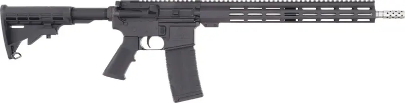GLFA AR15 RIFLE 223 WYLDE - 16" STAINLESS BBL BLACK